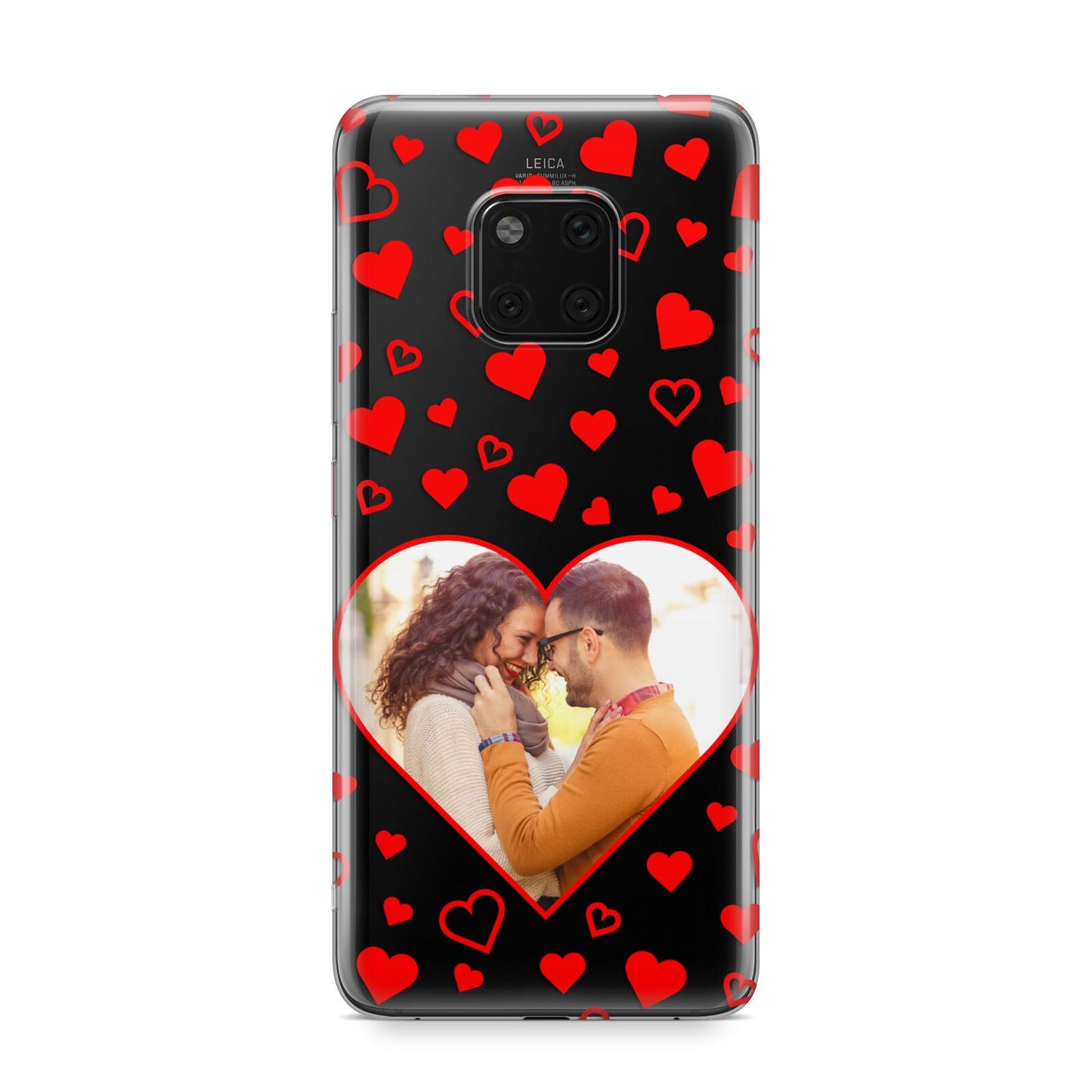 Hearts with Photo Huawei Mate 20 Pro Phone Case