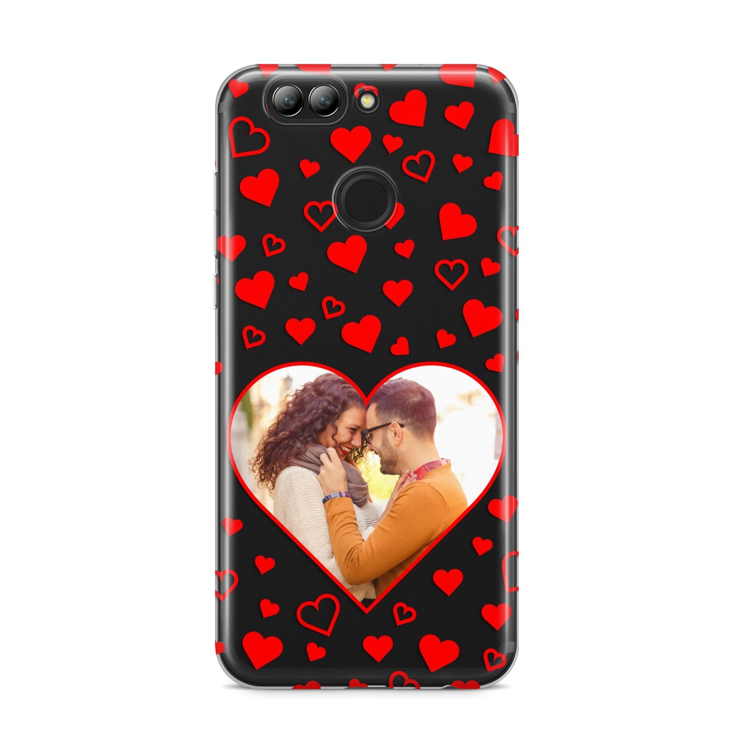 Hearts with Photo Huawei Nova 2s Phone Case