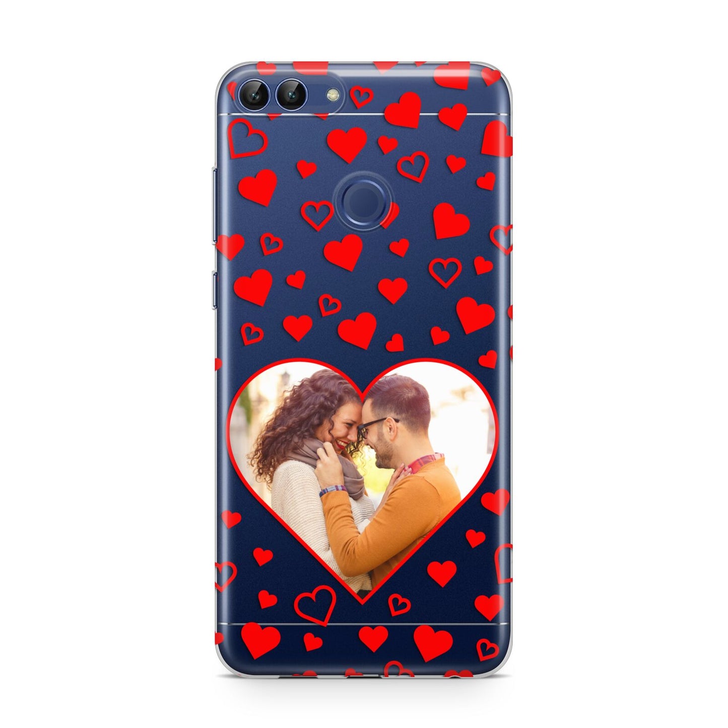 Hearts with Photo Huawei P Smart Case