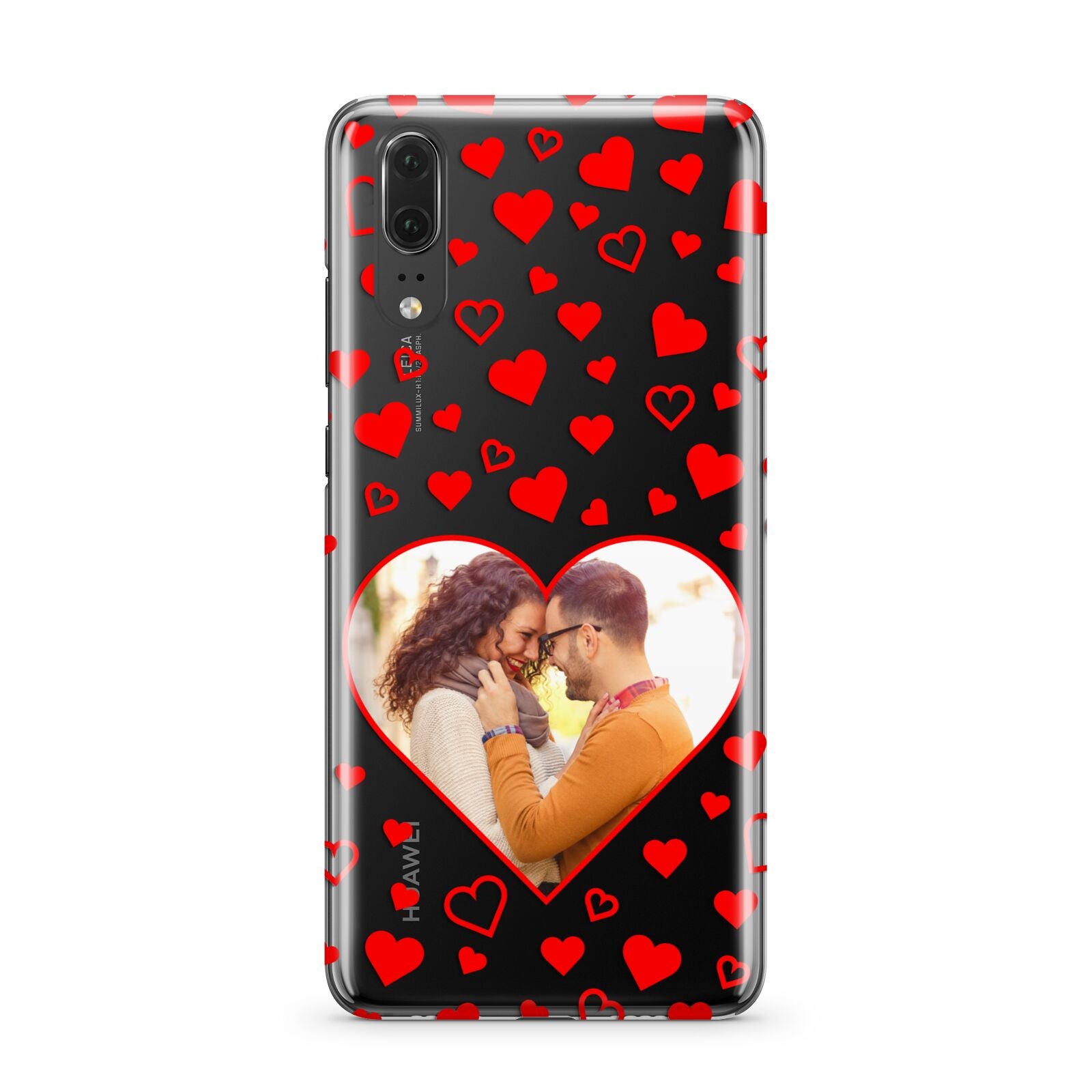 Hearts with Photo Huawei P20 Phone Case