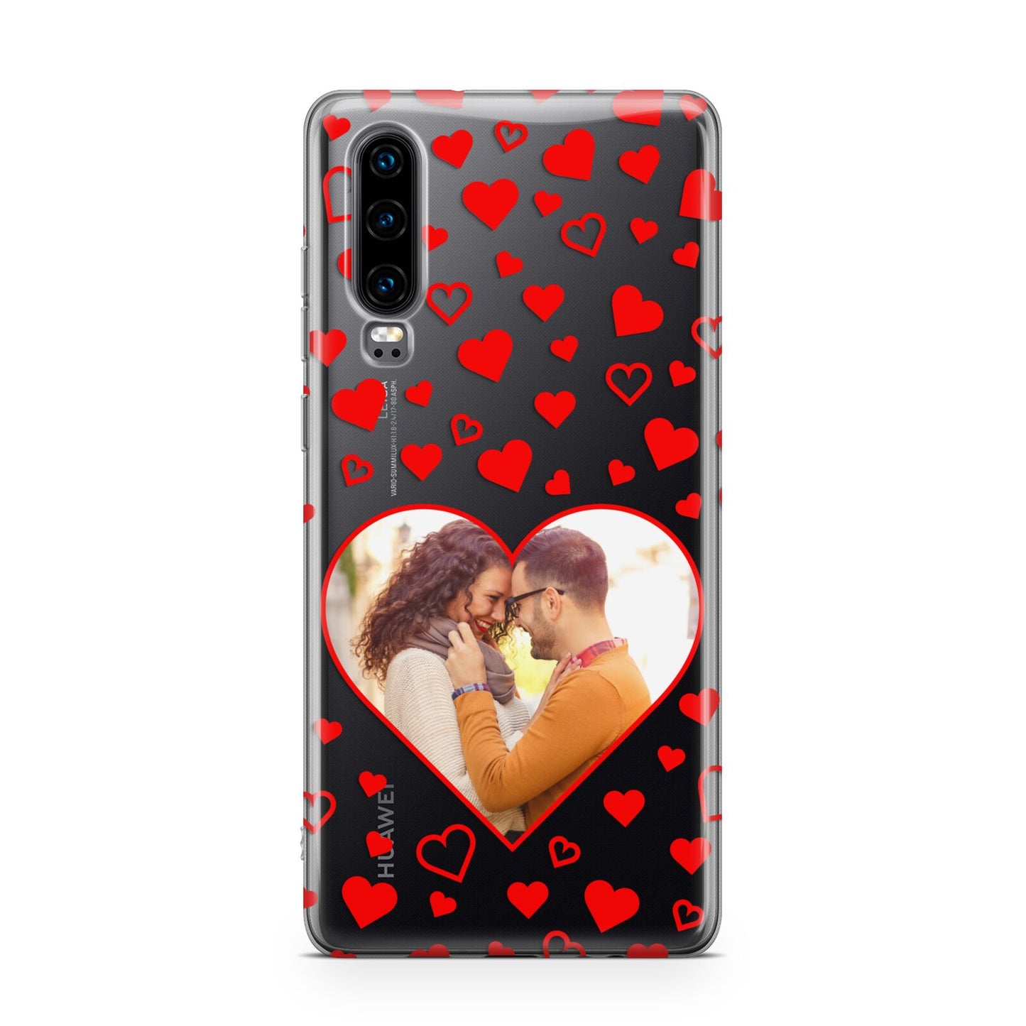 Hearts with Photo Huawei P30 Phone Case