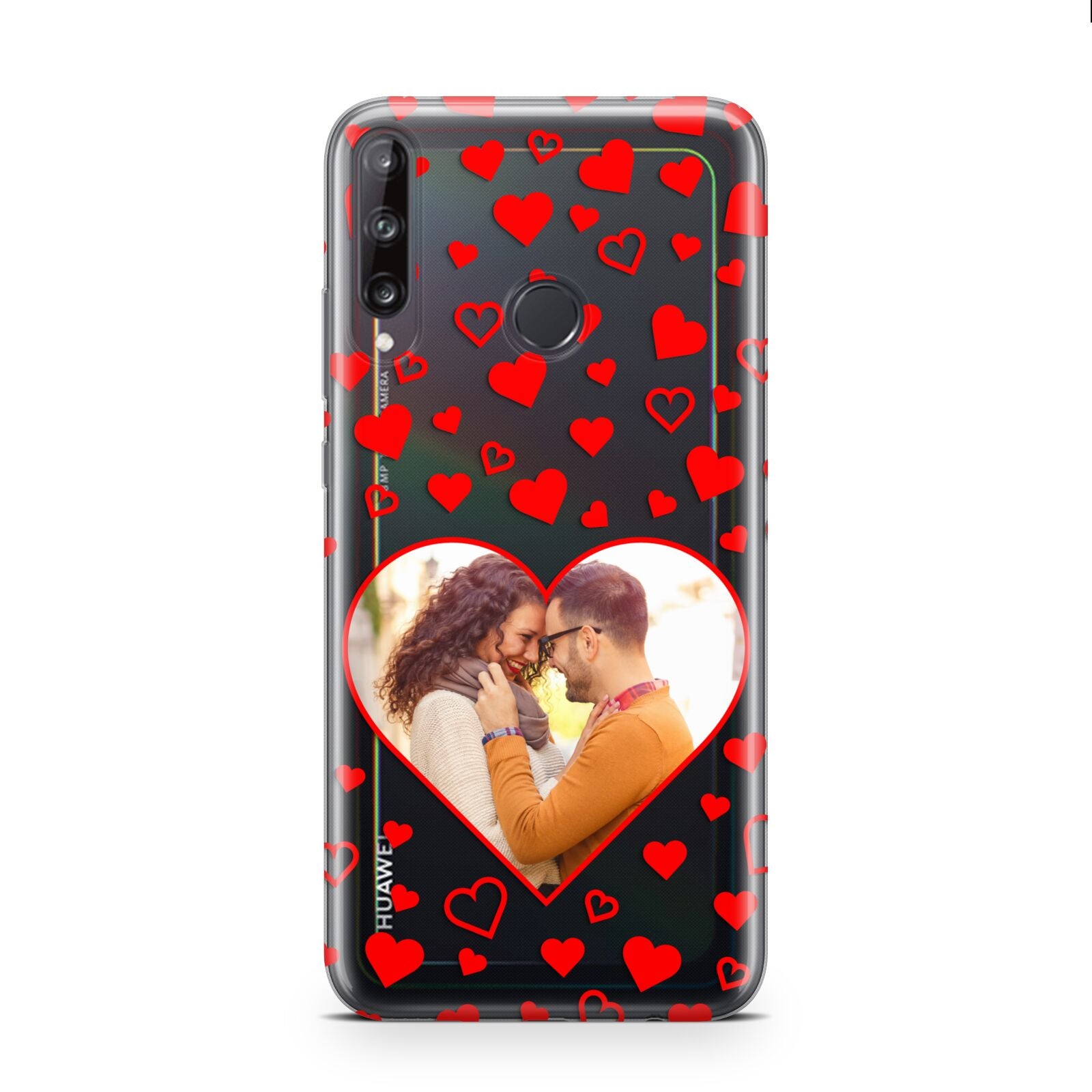 Hearts with Photo Huawei P40 Lite E Phone Case