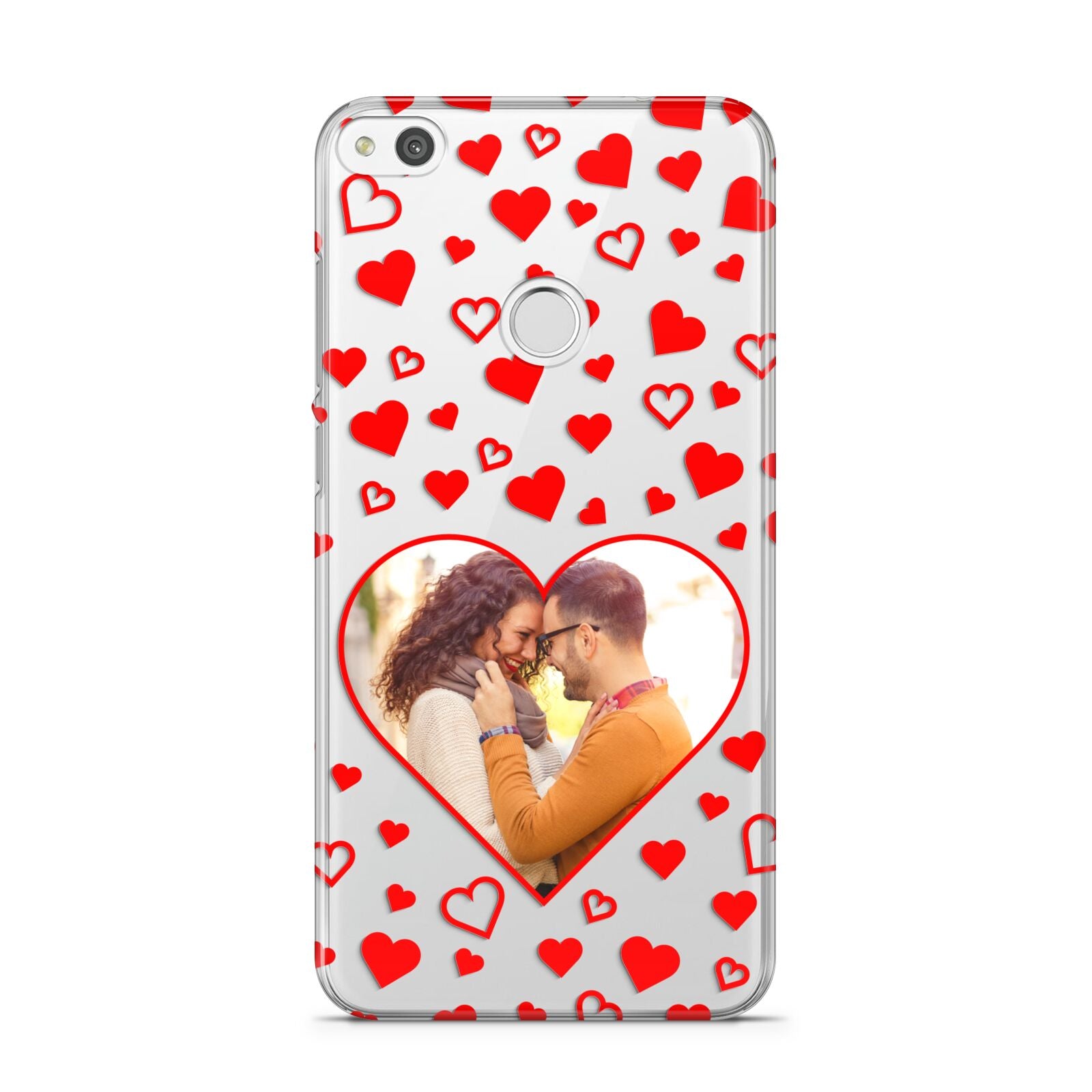 Hearts with Photo Huawei P8 Lite Case