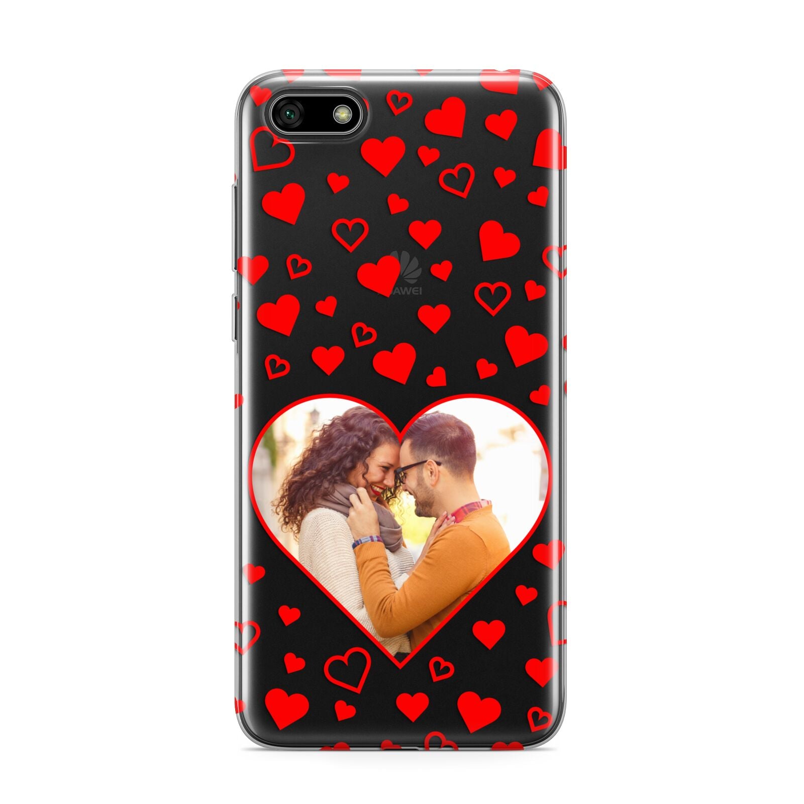 Hearts with Photo Huawei Y5 Prime 2018 Phone Case