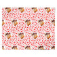 Hearts with Photo Personalised Wrapping Paper Alternative
