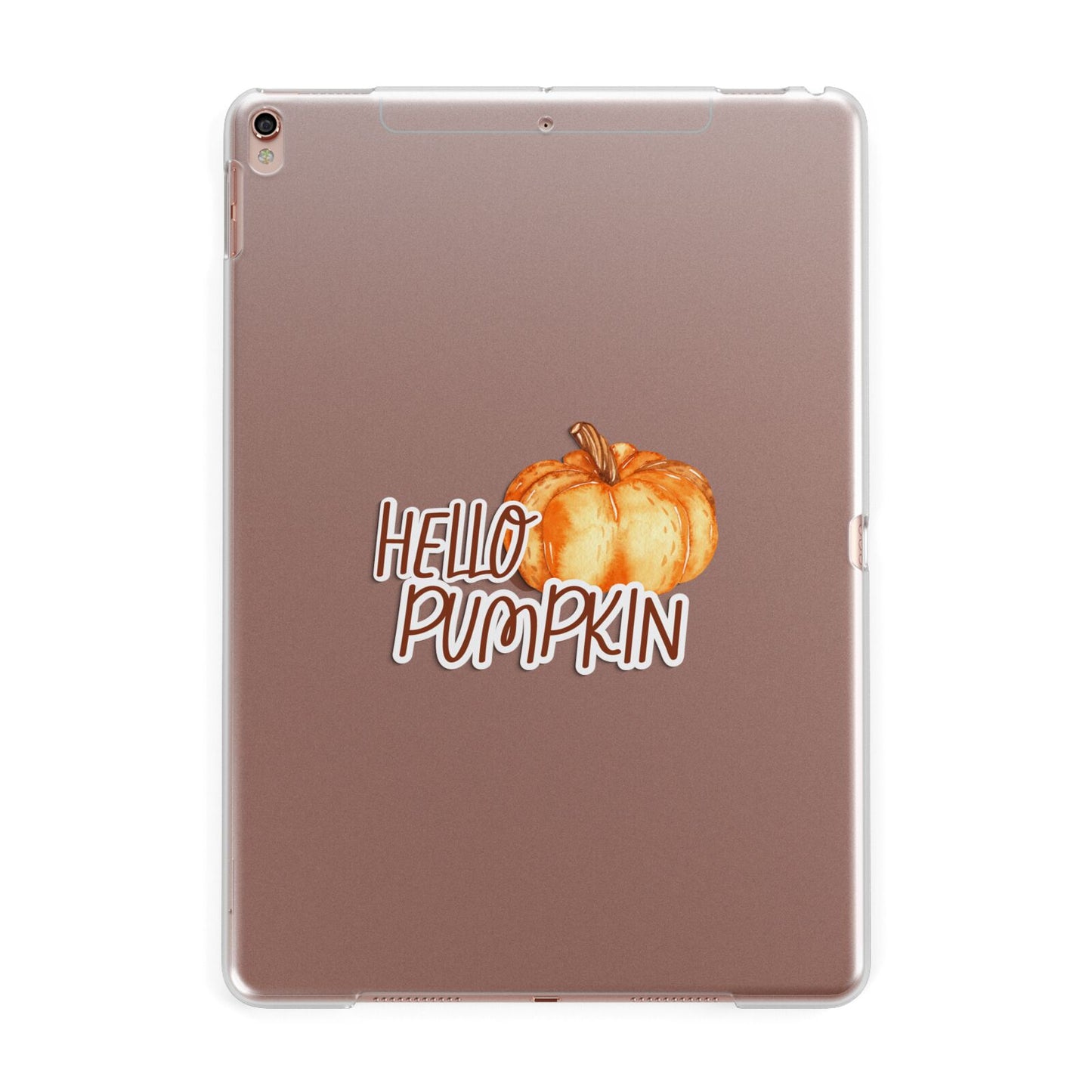 Hello Pumpkin Apple iPad Rose Gold Case