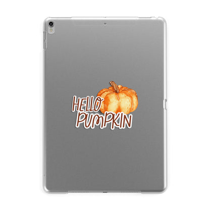 Hello Pumpkin Apple iPad Silver Case