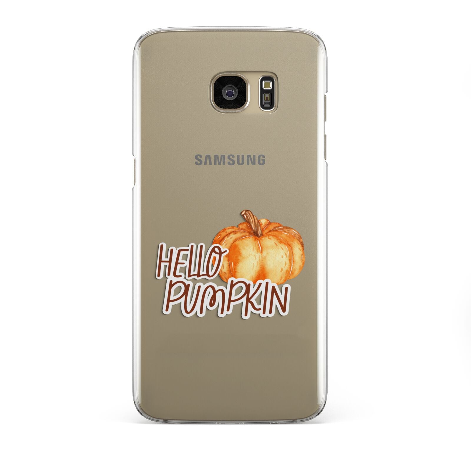 Hello Pumpkin Samsung Galaxy S7 Edge Case