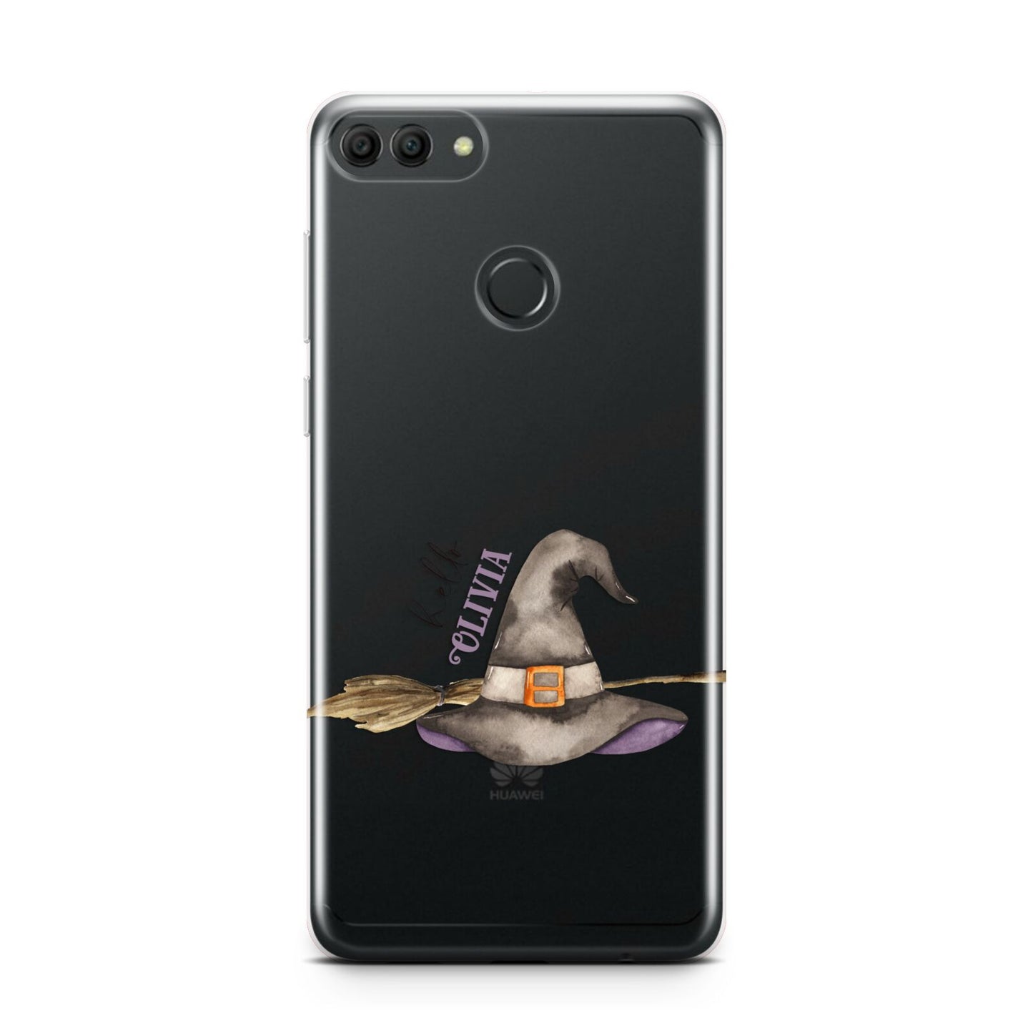 Hello Witch Hat Personalised Huawei Y9 2018