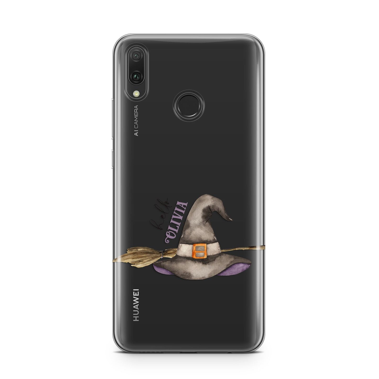 Hello Witch Hat Personalised Huawei Y9 2019