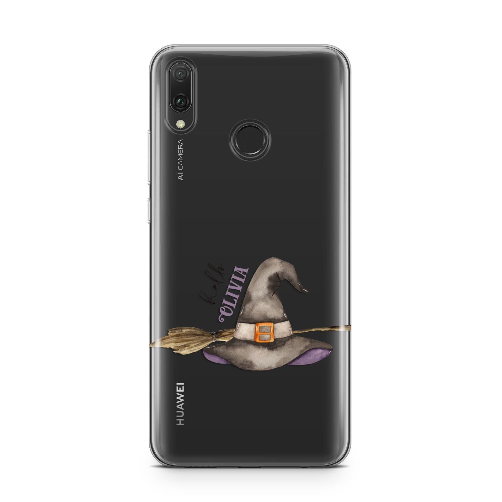 Hello Witch Hat Personalised Huawei Y9 2019