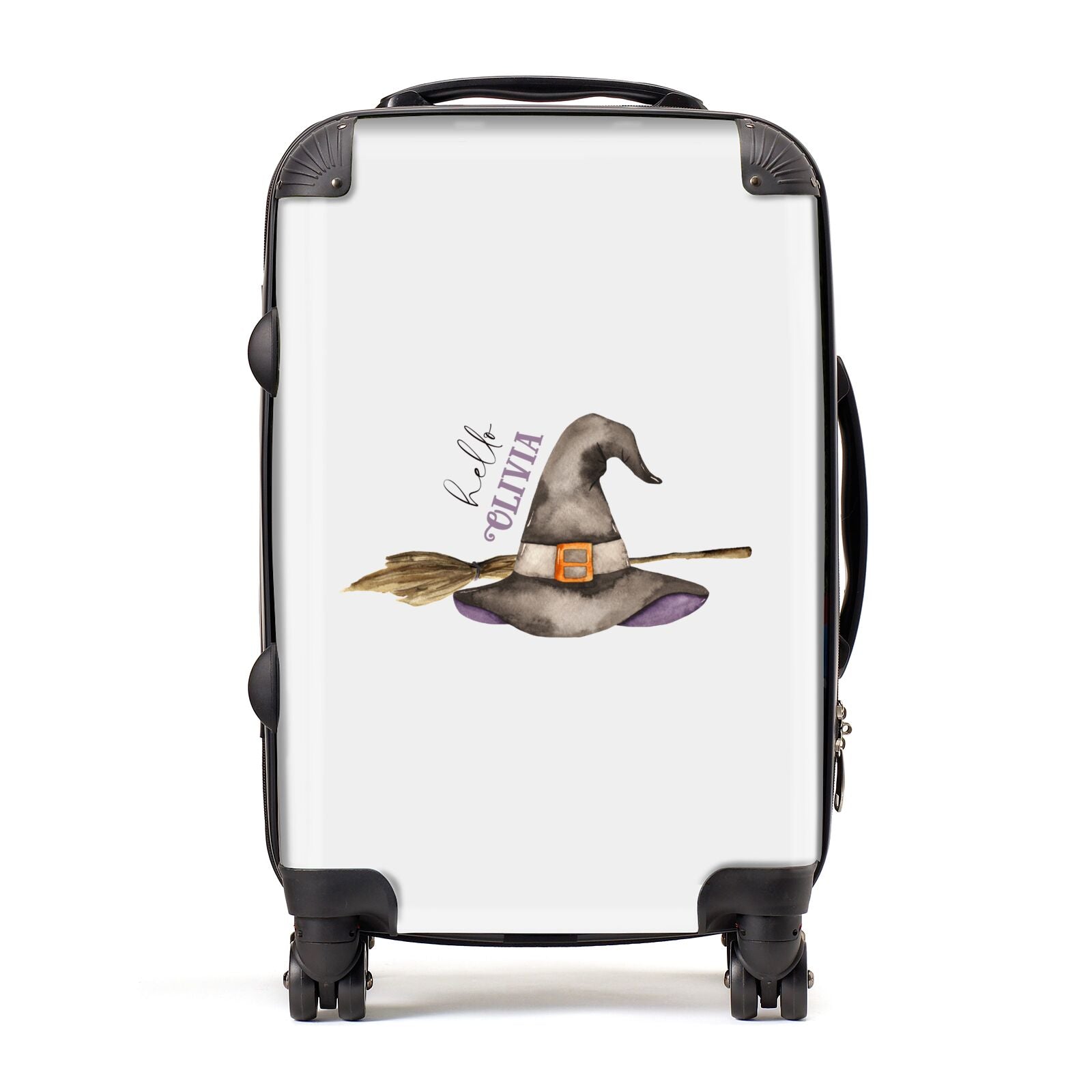 Hello Witch Hat Personalised Suitcase