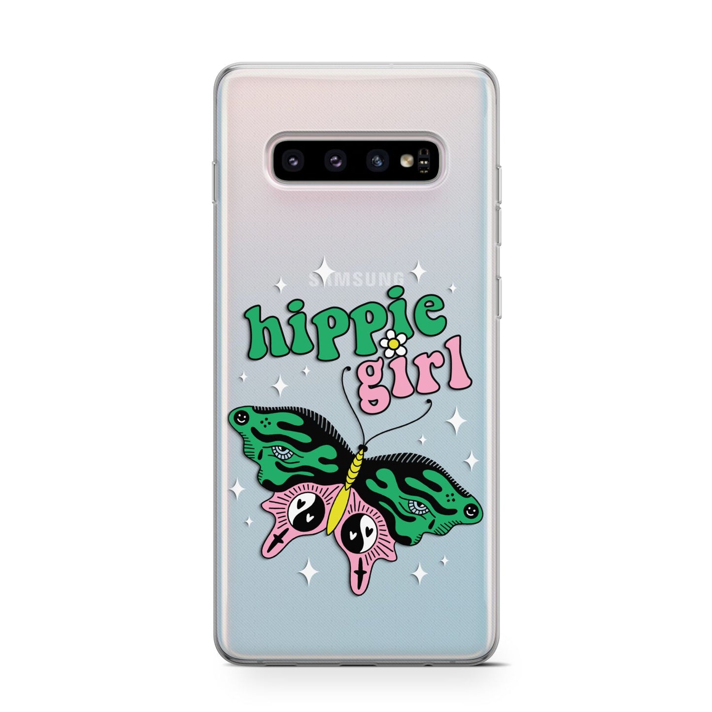 Hippie Girl Protective Samsung Galaxy Case