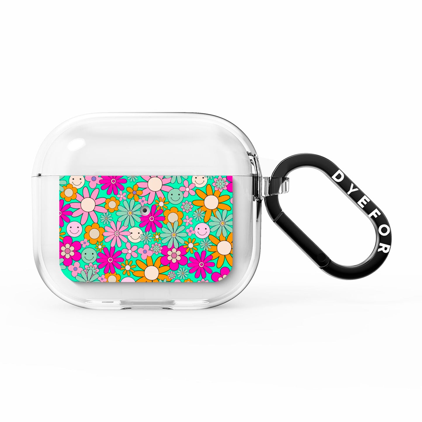 Hippy Floral AirPods Clear Case 3rd Gen