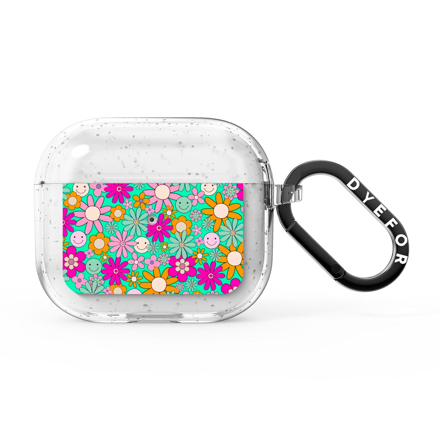 Hippy Floral AirPods Glitter Case 3rd Gen