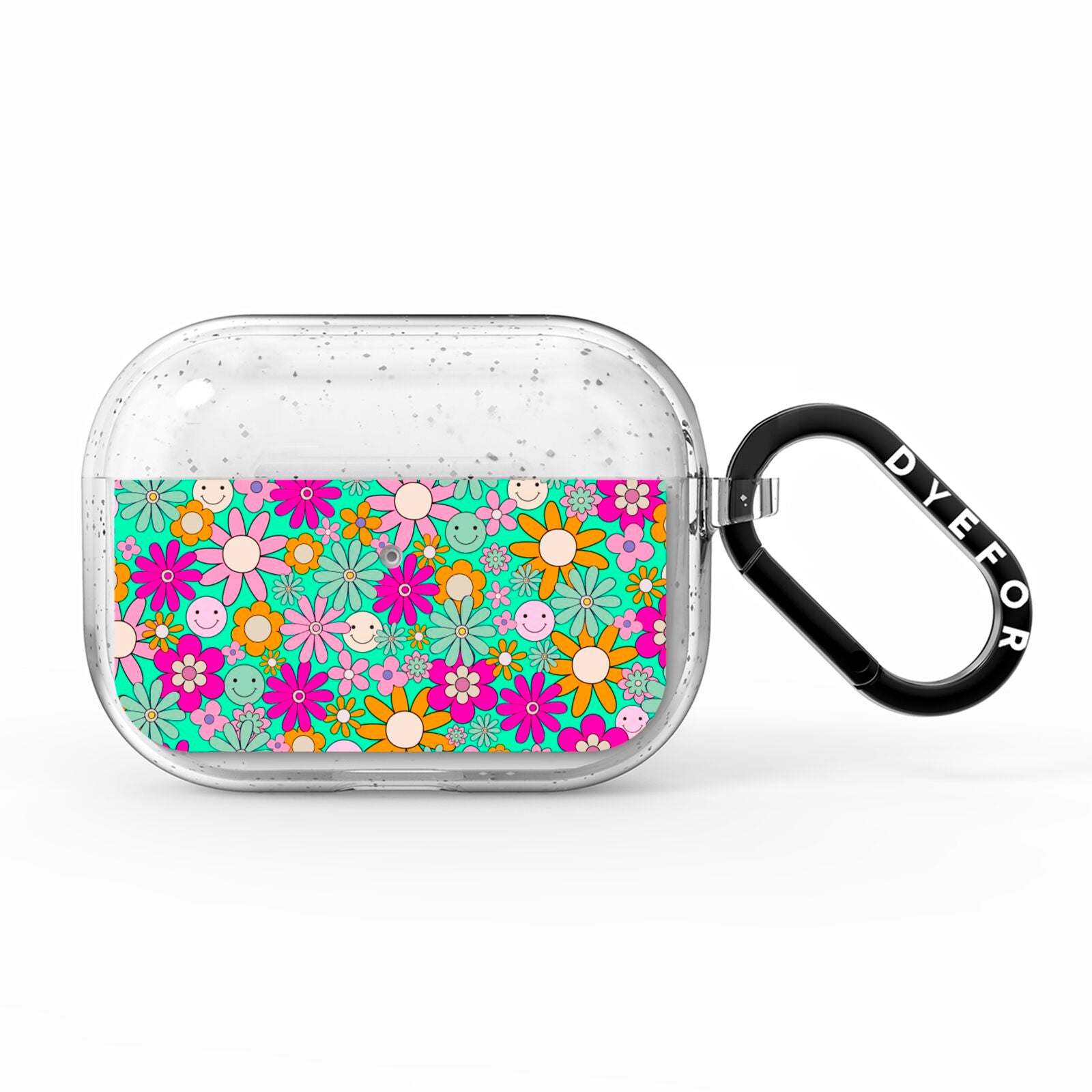 Hippy Floral AirPods Pro Glitter Case