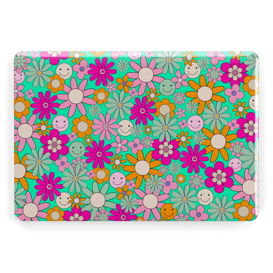 Hippy Floral Apple MacBook Case