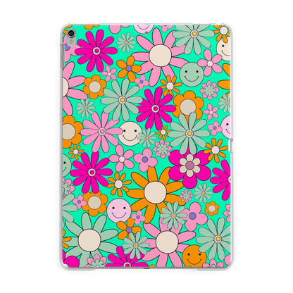 Hippy Floral Apple iPad Silver Case