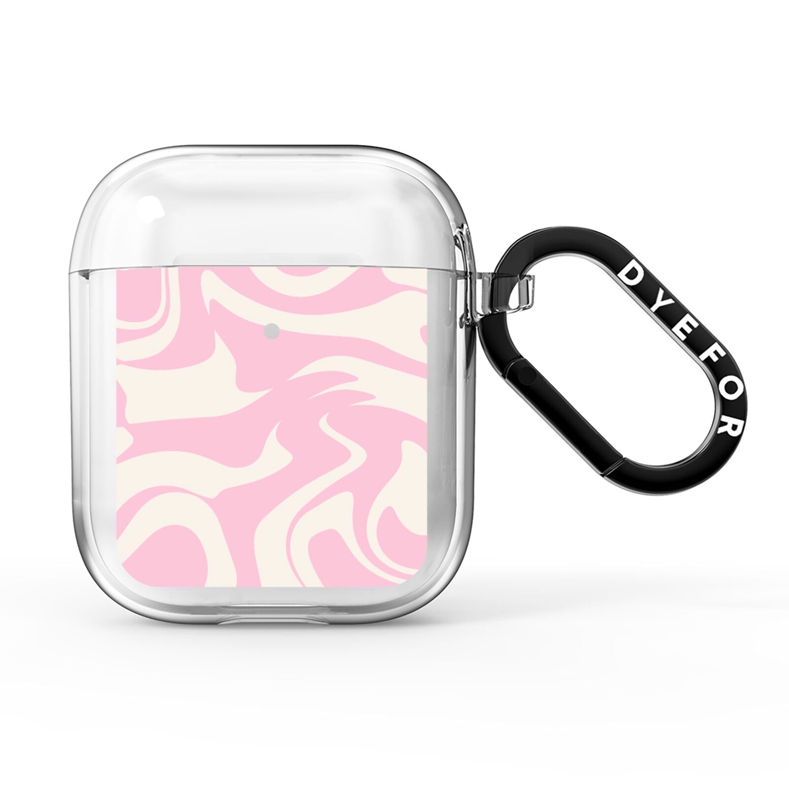 Hippy Swirl AirPods Clear Case