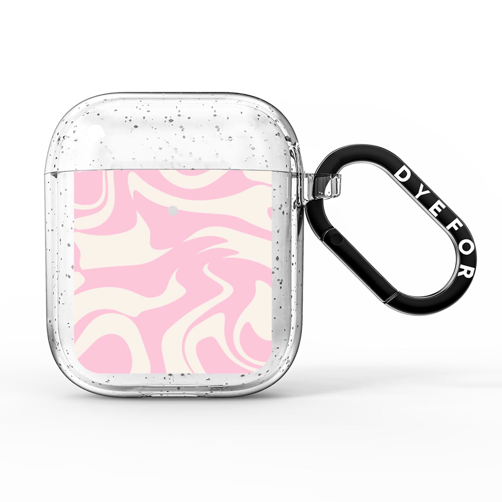 Hippy Swirl AirPods Glitter Case