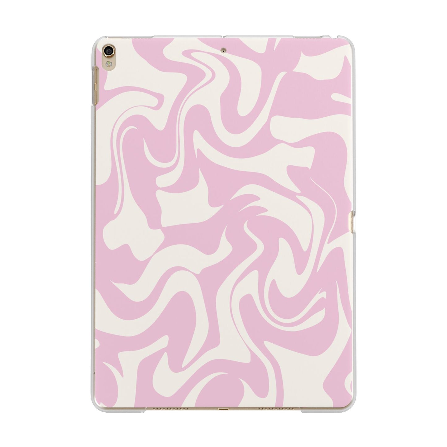 Hippy Swirl Apple iPad Gold Case