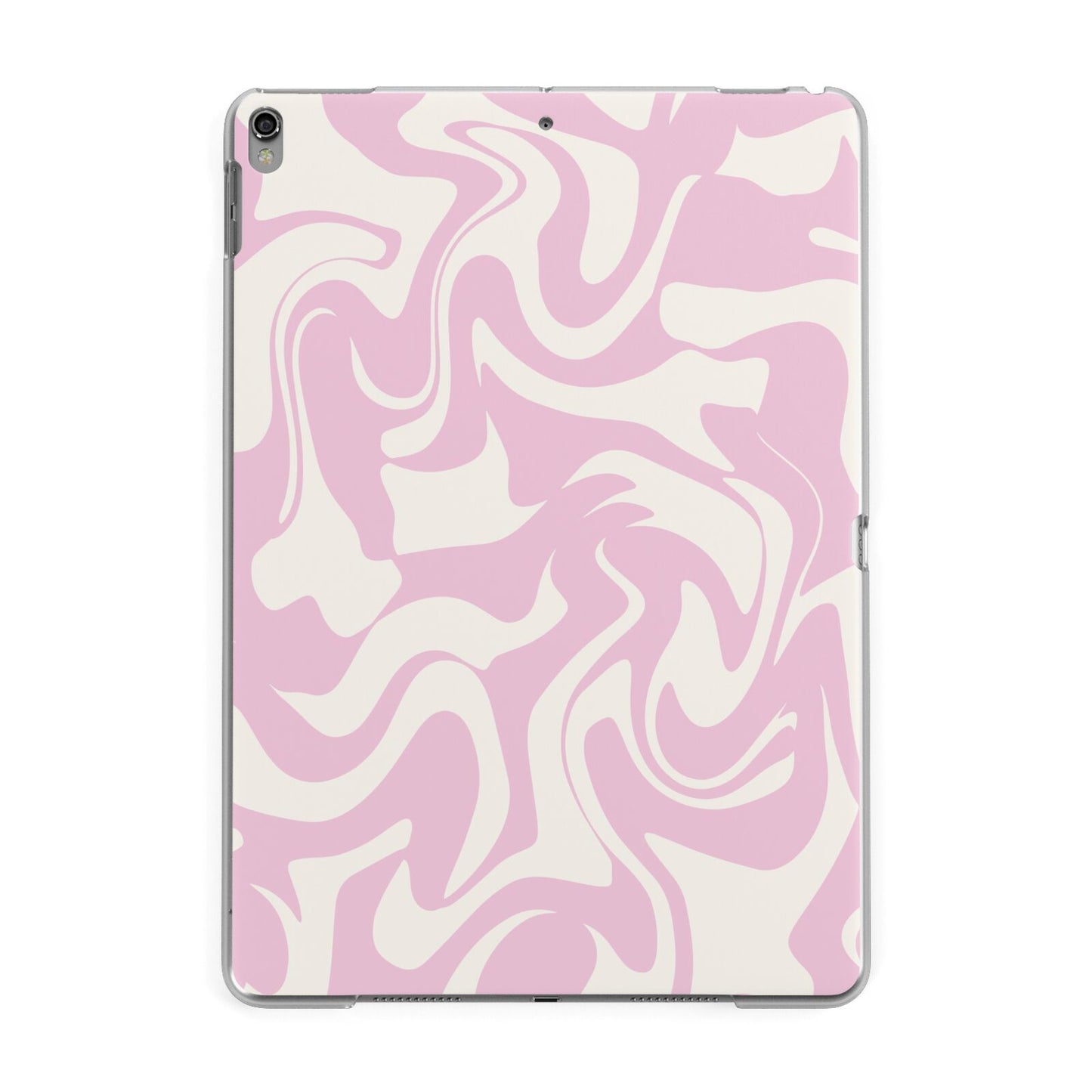 Hippy Swirl Apple iPad Grey Case