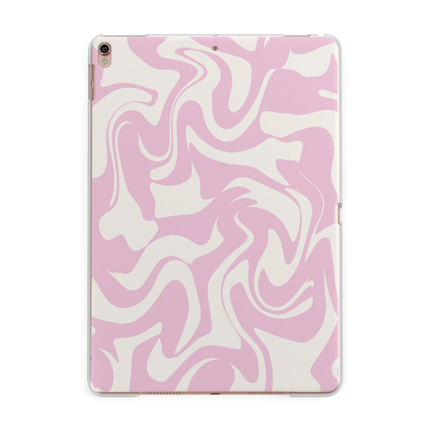 Hippy Swirl Apple iPad Rose Gold Case