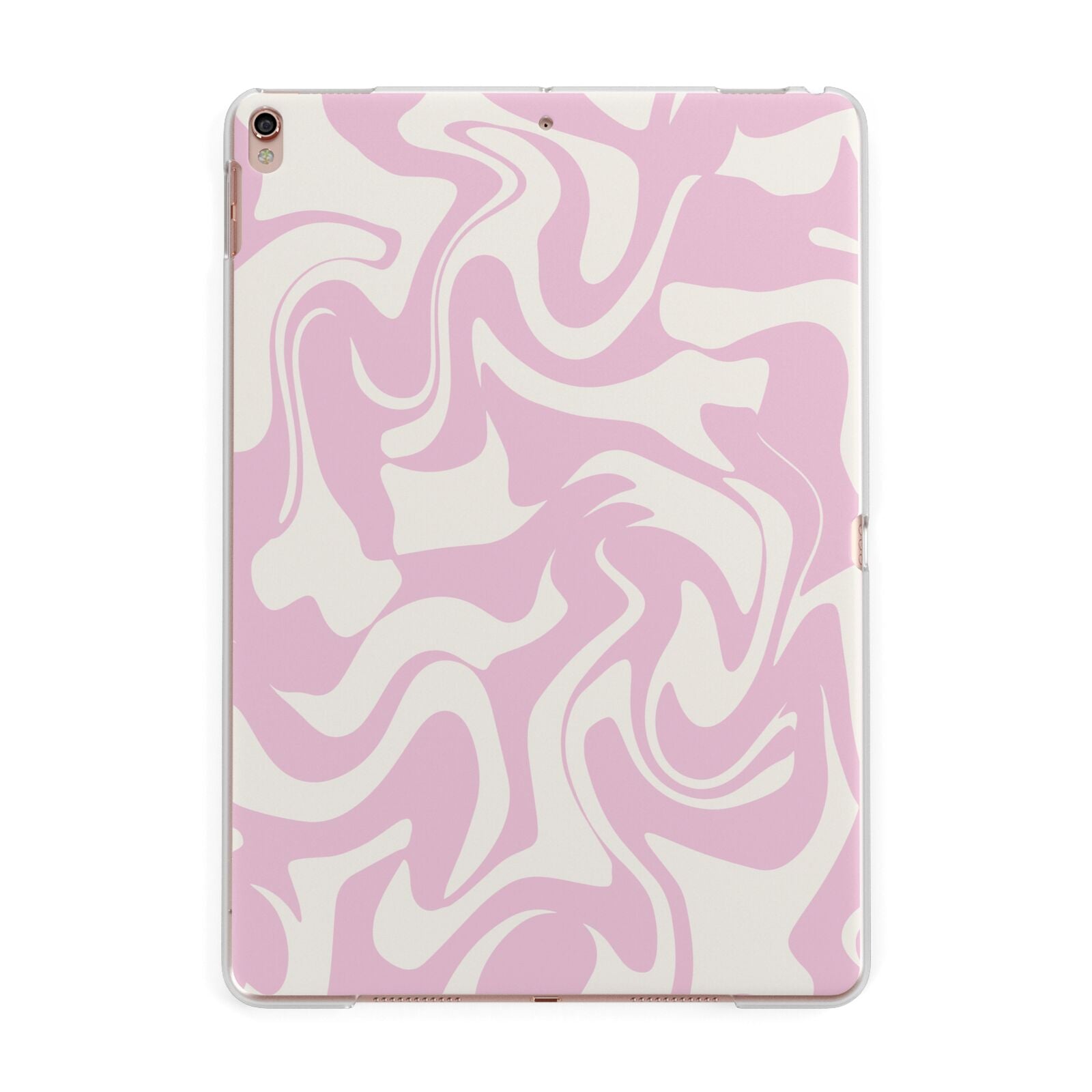 Hippy Swirl Apple iPad Rose Gold Case