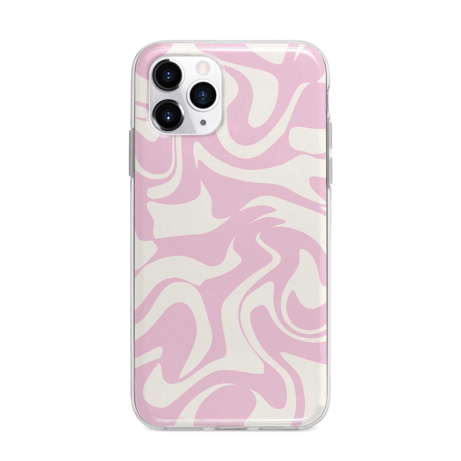 Hippy Swirl Apple iPhone 11 Pro in Silver with Bumper Case