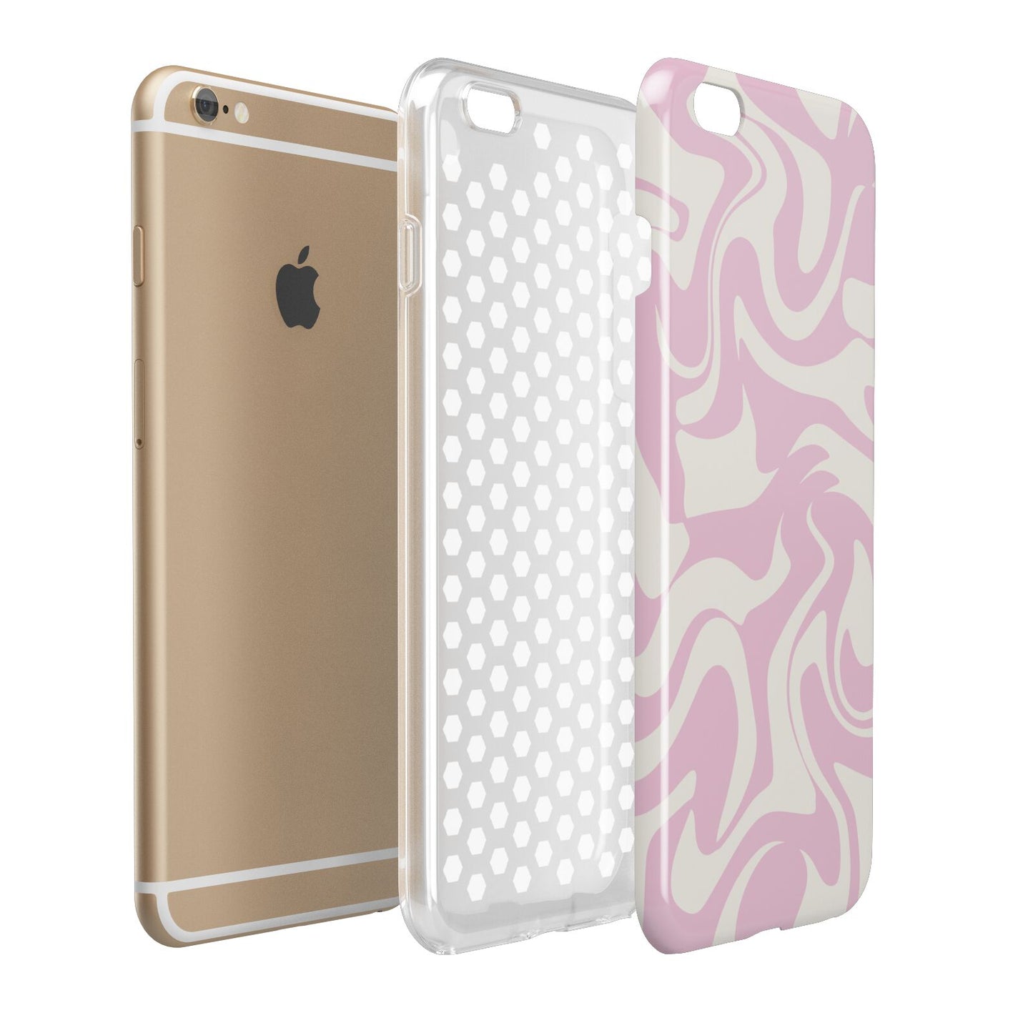 Hippy Swirl Apple iPhone 6 Plus 3D Tough Case Expand Detail Image