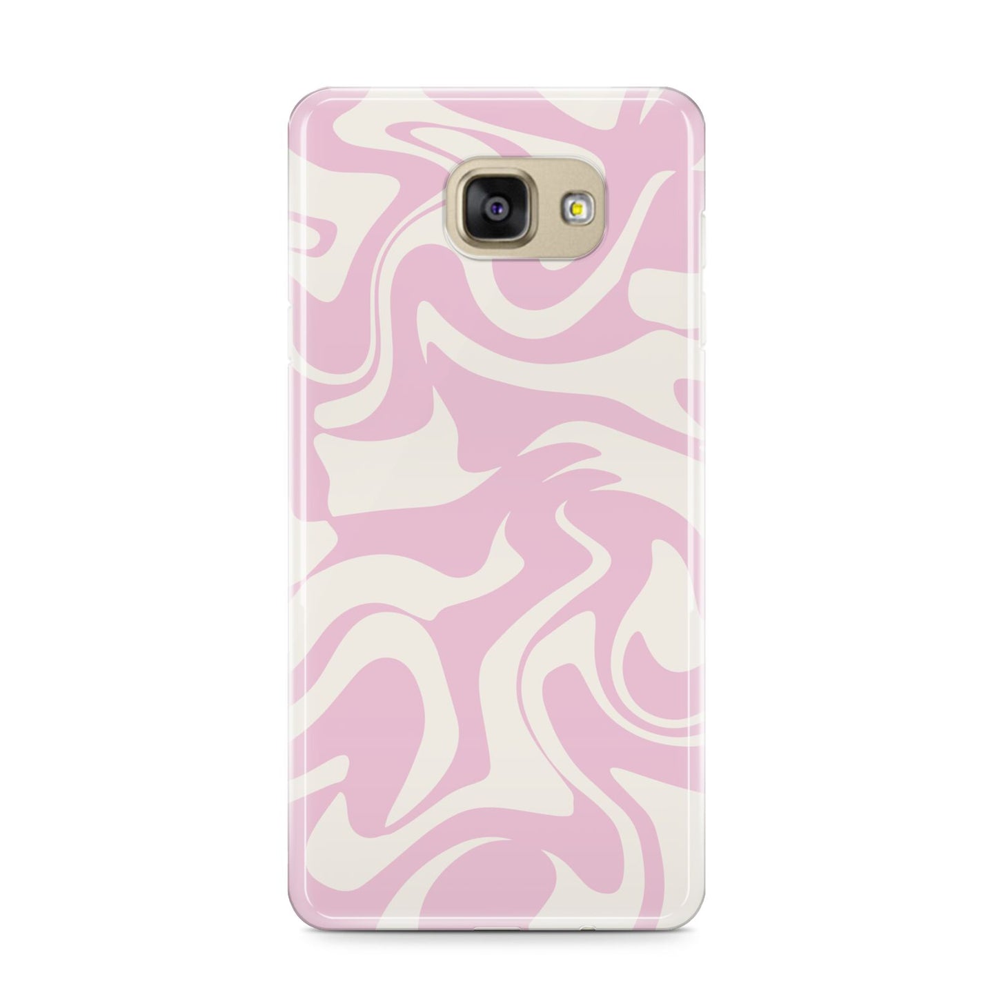 Hippy Swirl Samsung Galaxy A9 2016 Case on gold phone