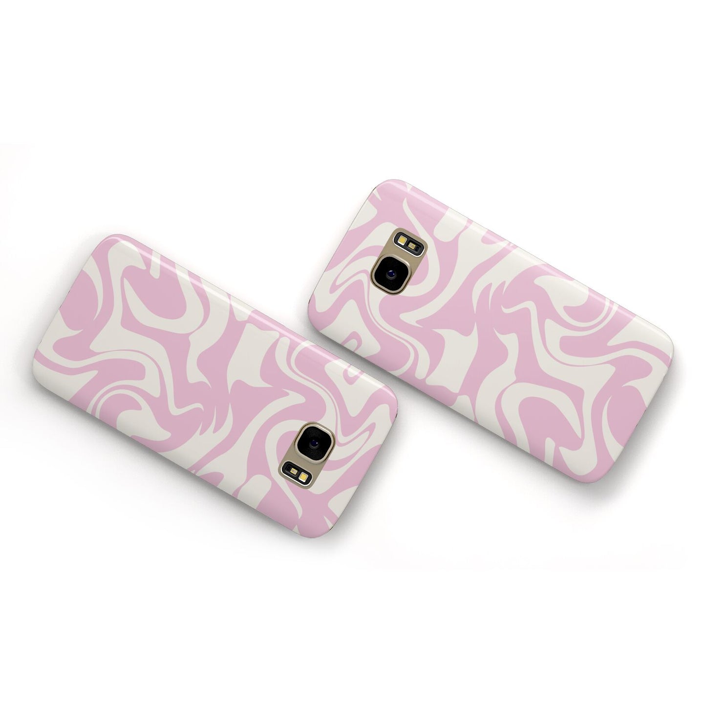 Hippy Swirl Samsung Galaxy Case Flat Overview