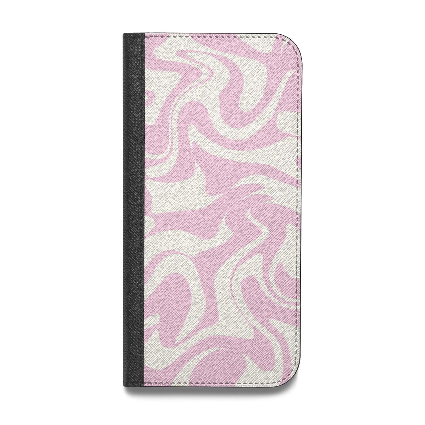 Hippy Swirl Vegan Leather Flip iPhone Case