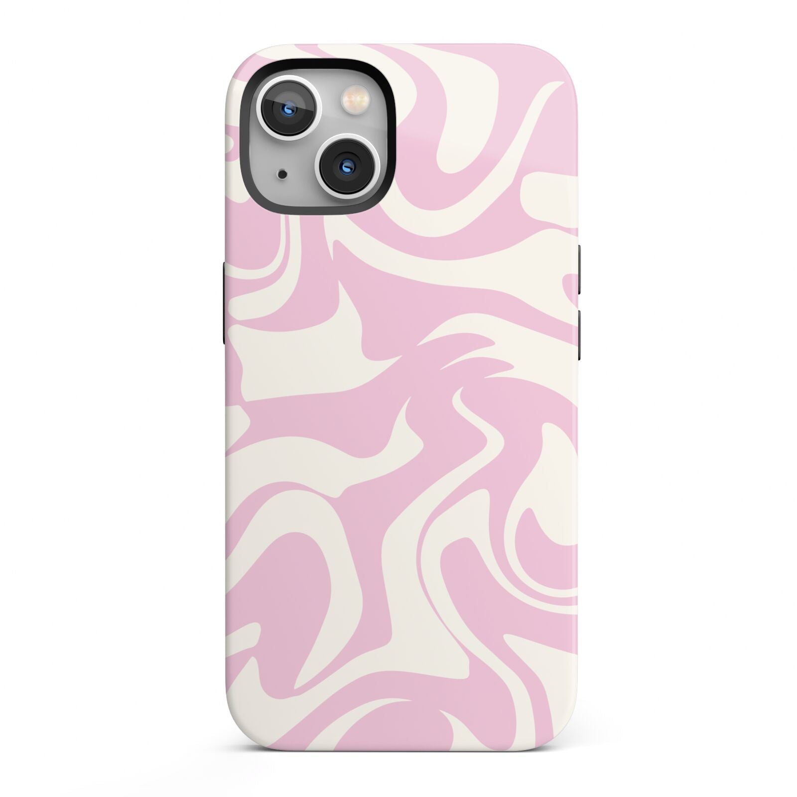 Hippy Swirl iPhone 13 Full Wrap 3D Tough Case