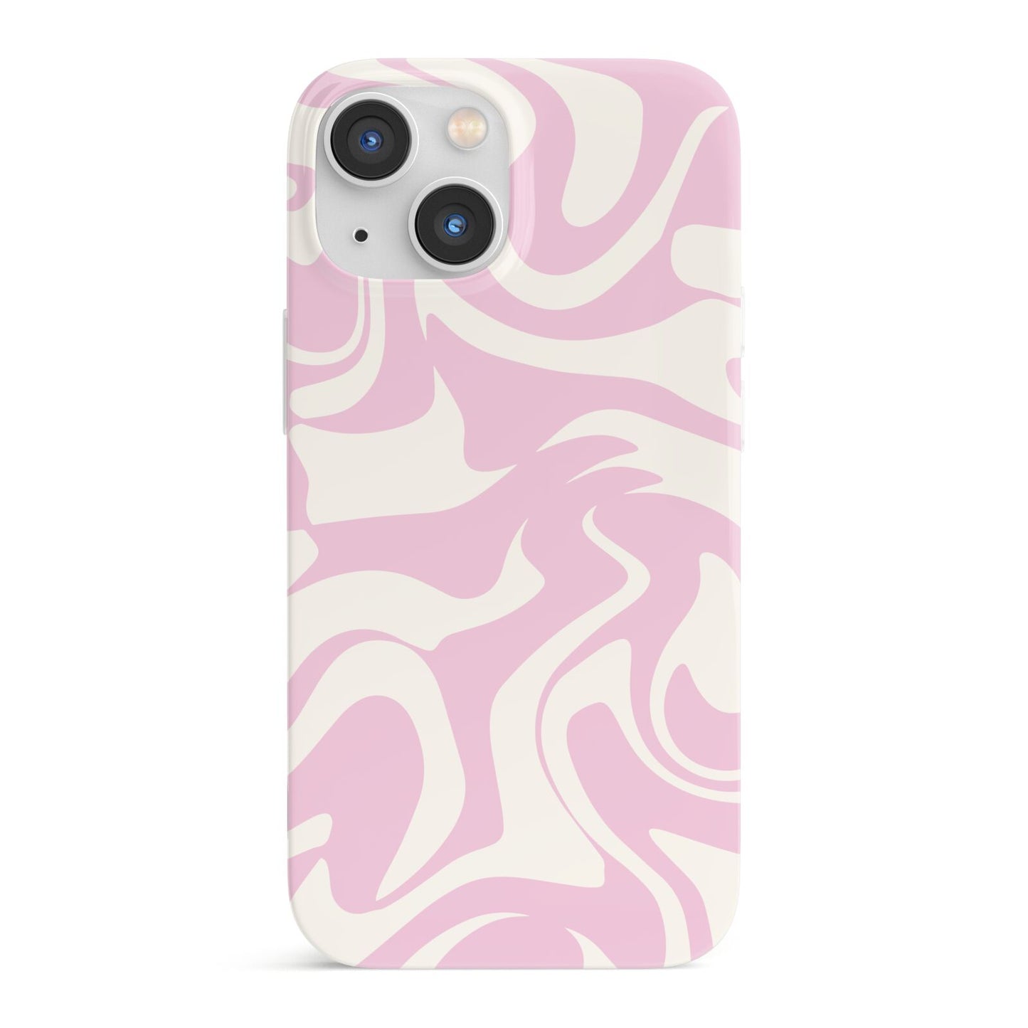 Hippy Swirl iPhone 13 Mini Full Wrap 3D Snap Case