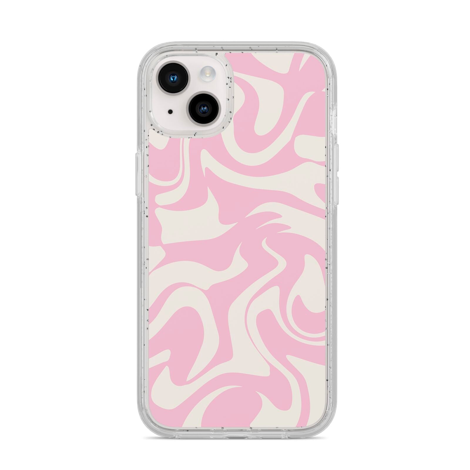 Hippy Swirl iPhone 14 Plus Glitter Tough Case Starlight