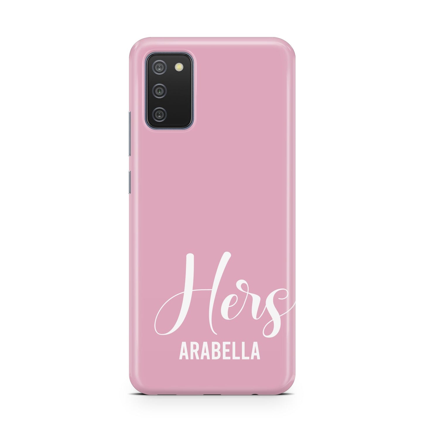 His or Hers Personalised Samsung A02s Case