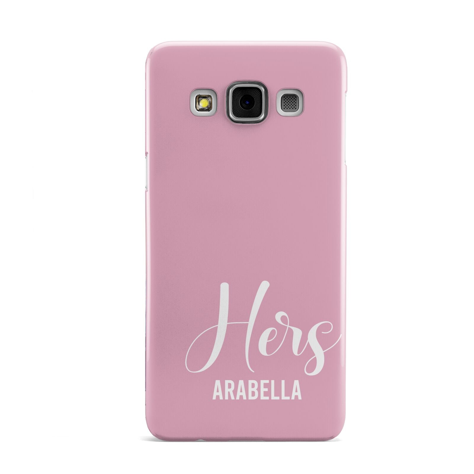 His or Hers Personalised Samsung Galaxy A3 Case