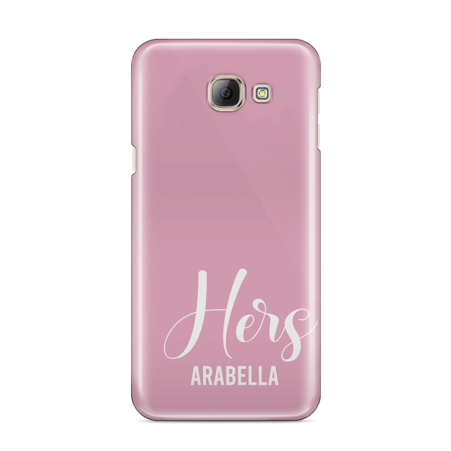 His or Hers Personalised Samsung Galaxy A8 2016 Case