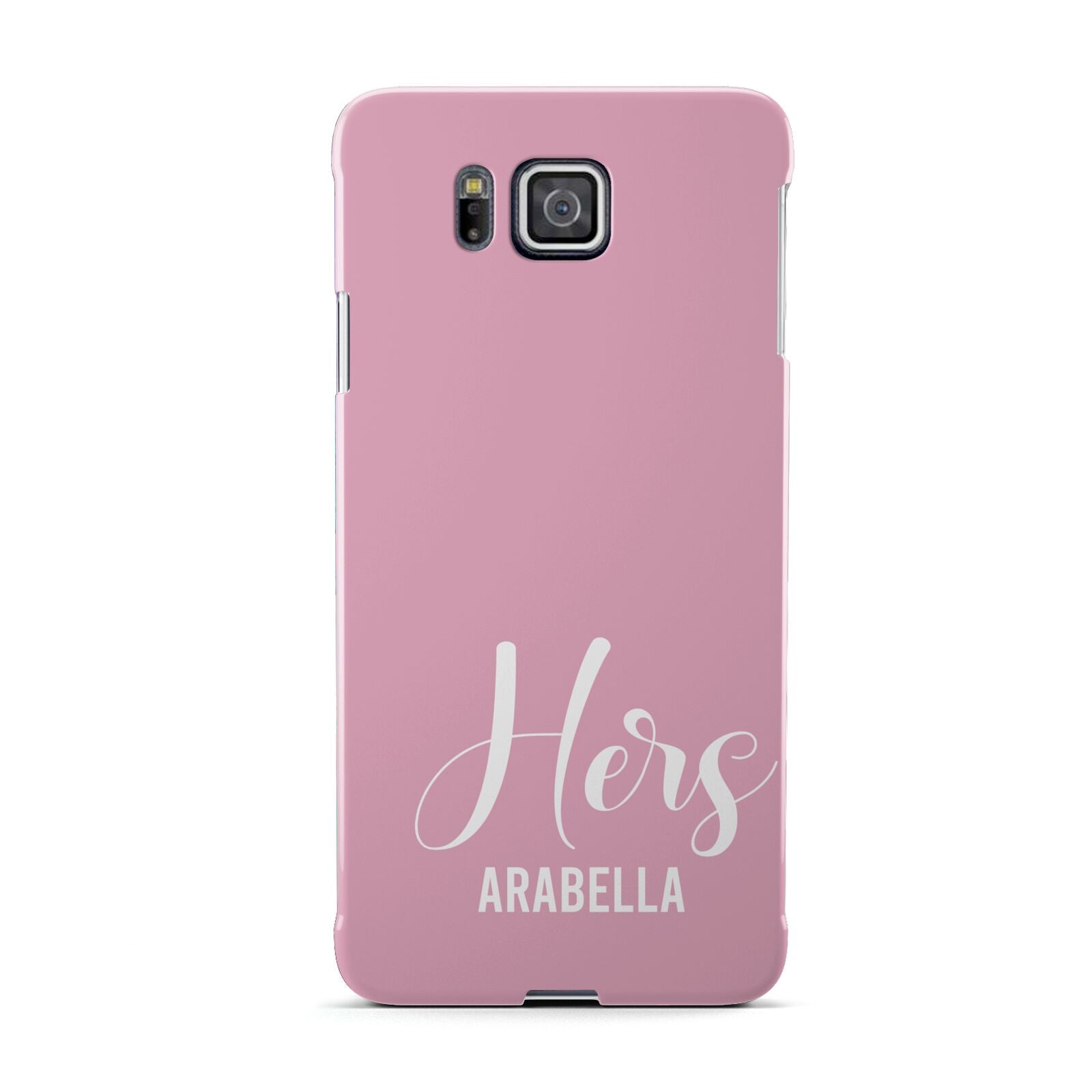 His or Hers Personalised Samsung Galaxy Alpha Case