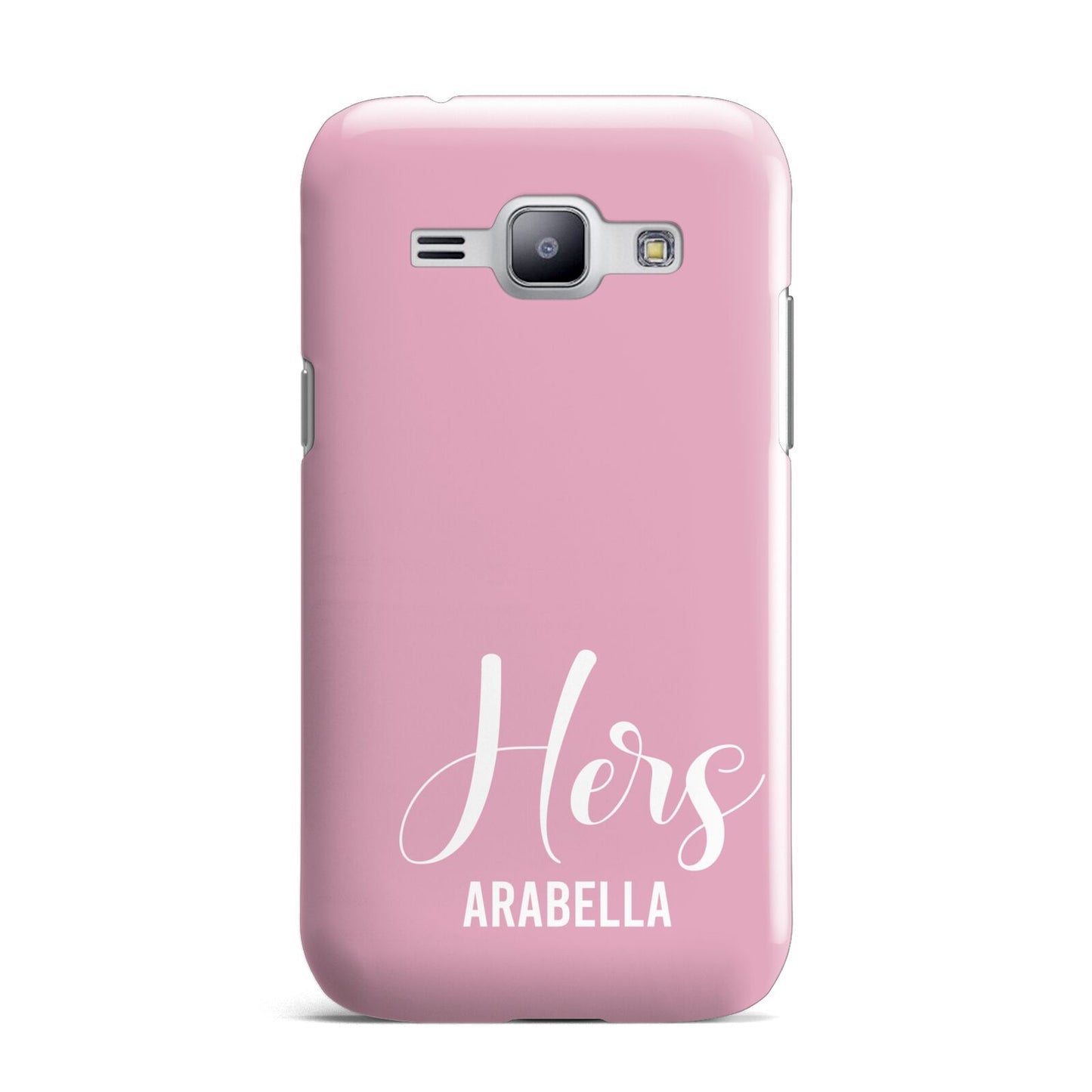 His or Hers Personalised Samsung Galaxy J1 2015 Case