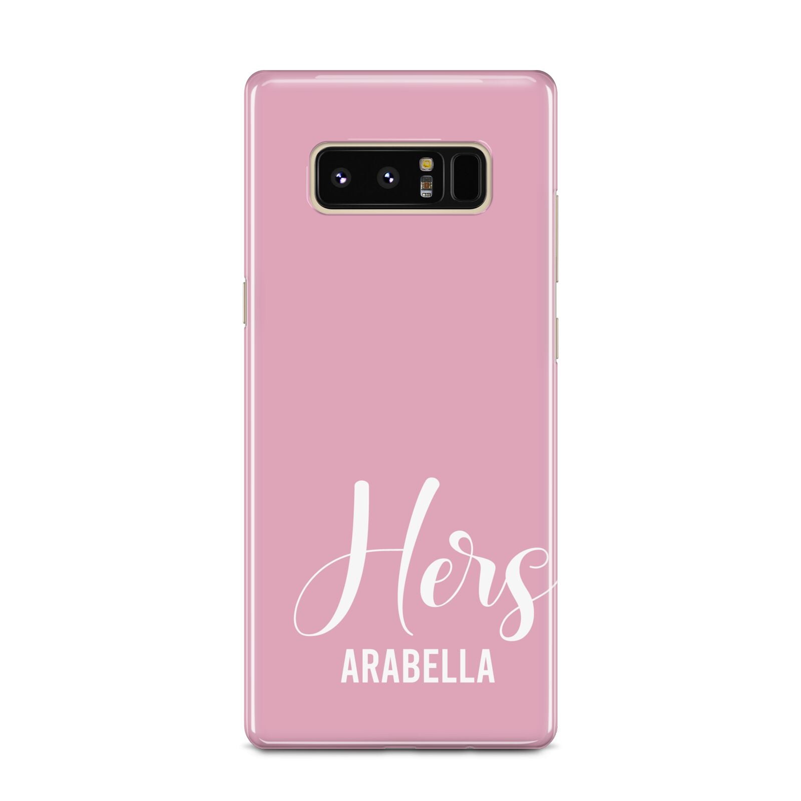 His or Hers Personalised Samsung Galaxy Note 8 Case