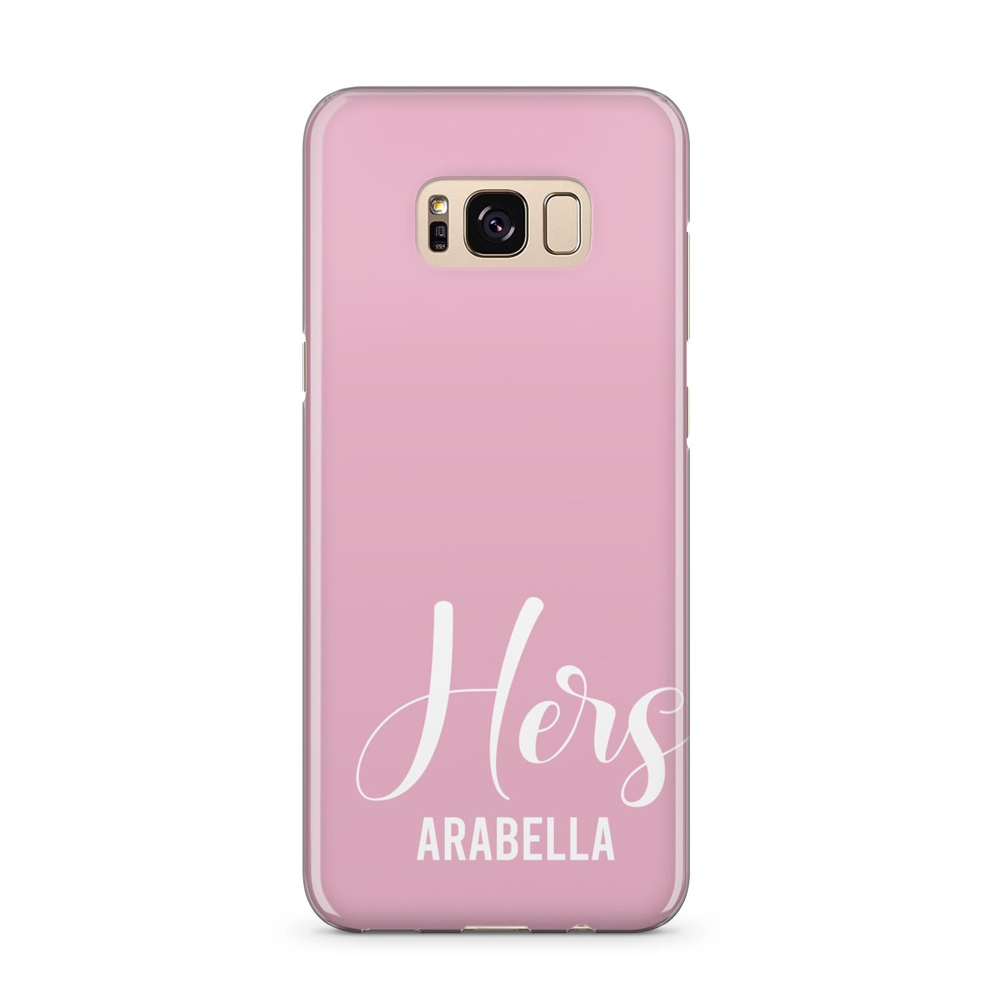 His or Hers Personalised Samsung Galaxy S8 Plus Case