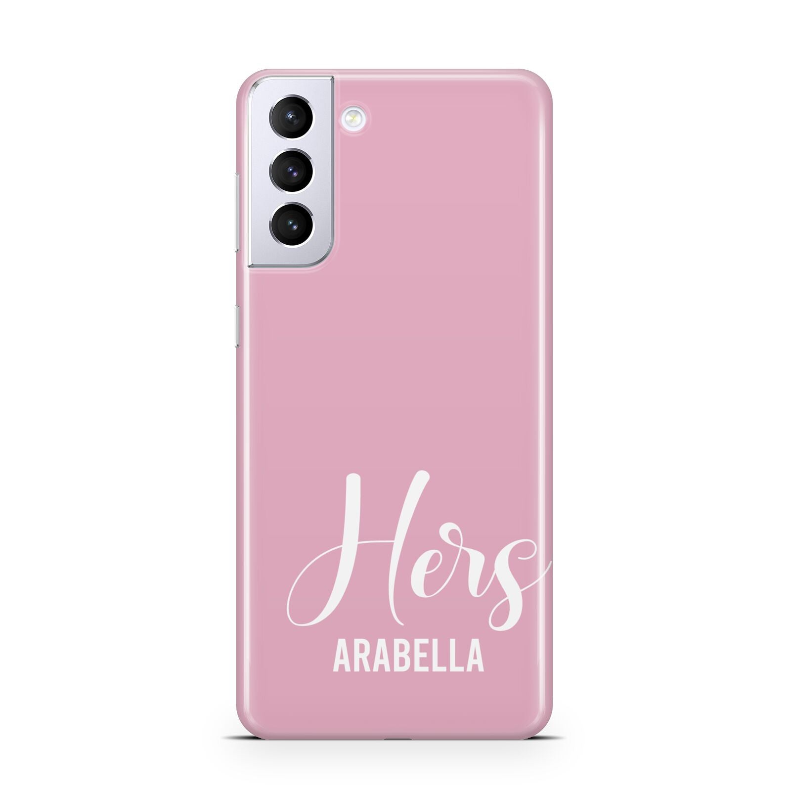 His or Hers Personalised Samsung S21 Plus Phone Case