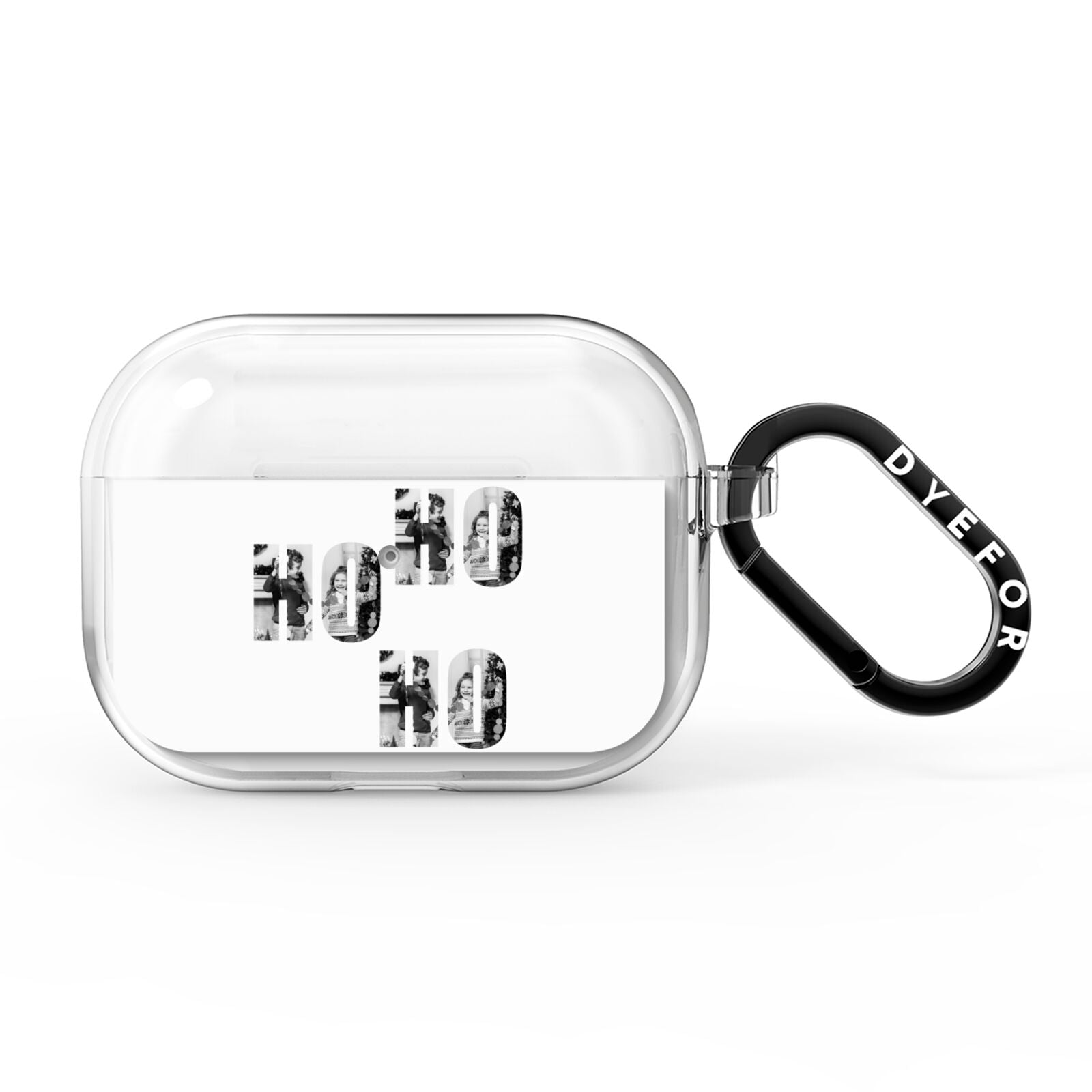 Ho Ho Ho Photo Upload Christmas AirPods Pro Clear Case