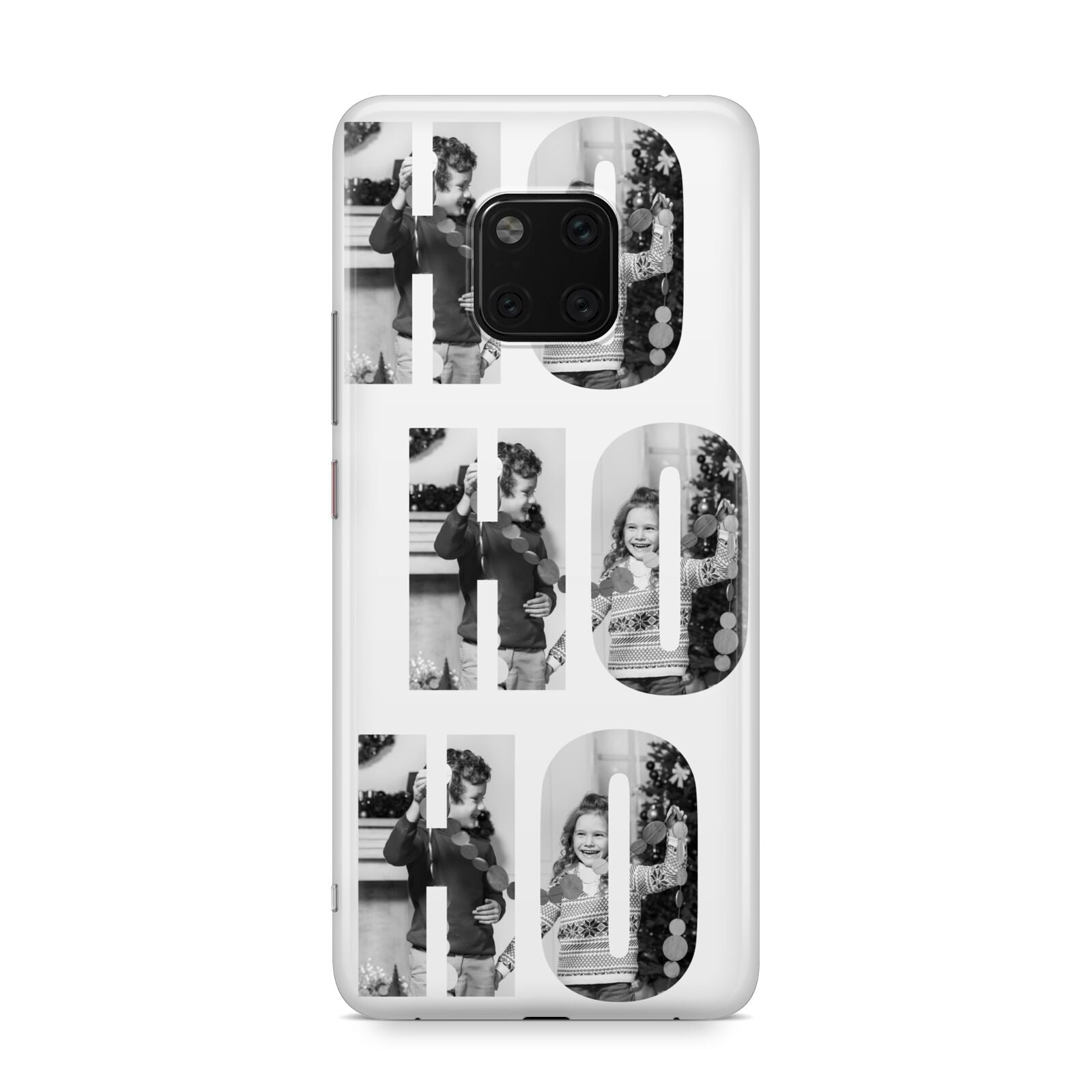 Ho Ho Ho Photo Upload Christmas Huawei Mate 20 Pro Phone Case