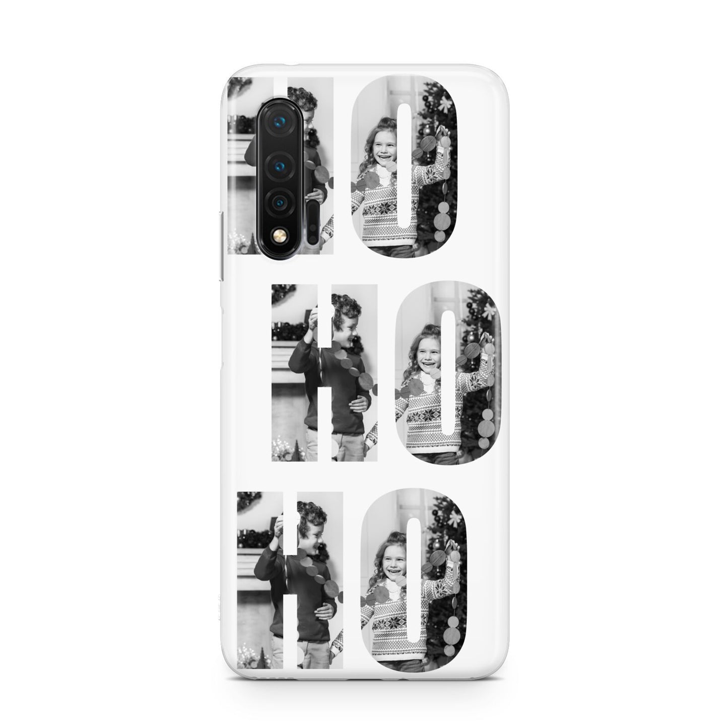 Ho Ho Ho Photo Upload Christmas Huawei Nova 6 Phone Case