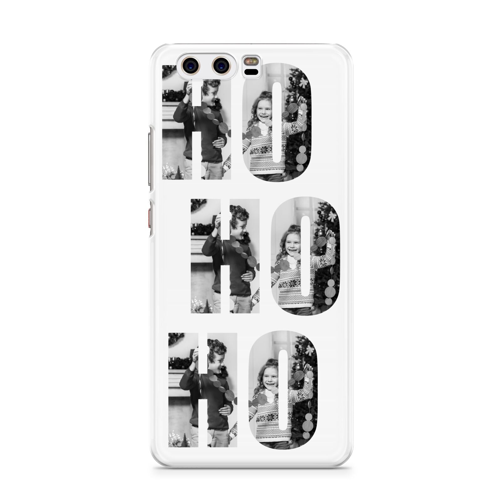 Ho Ho Ho Photo Upload Christmas Huawei P10 Phone Case