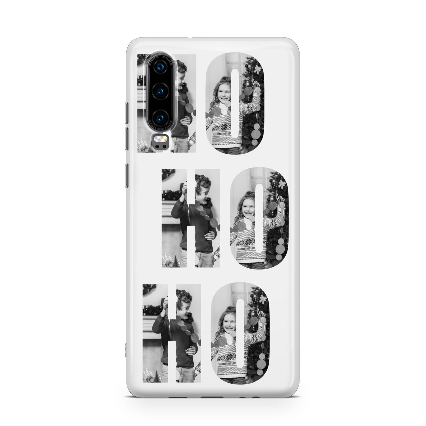 Ho Ho Ho Photo Upload Christmas Huawei P30 Phone Case