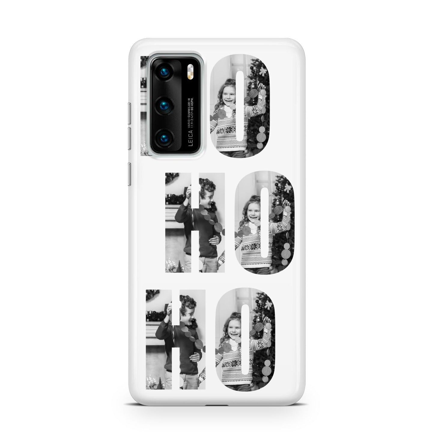 Ho Ho Ho Photo Upload Christmas Huawei P40 Phone Case